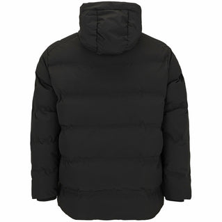 Jack & Jones Plus Size Soho Puffer Hooded Jacket Black