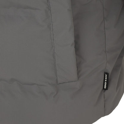 Jack & Jones Plus Size Soho Puffer Hooded Jacket Castlerock