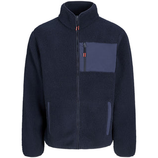 Jack & Jones Plus Size Thatcher Fleece Jacket Sky Captain