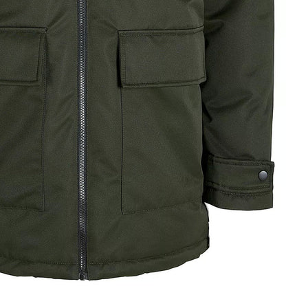 Jack & Jones Plus Size Charlie Detachable Faux Fur Trim Parka Rosin