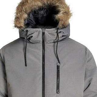 Jack & Jones Plus Size Charlie Detachable Faux Fur Trim Parka Castlerock