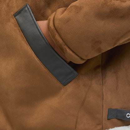 Jack & Jones Plus Size Cole Aviator Jacket Cognac