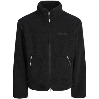 Jack & Jones Plus Size Norrebro Teddy Jacket Black