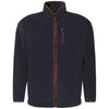 Espionage Plus Size Fl048 Microfleece Jacket Navy