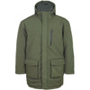 Kam Jeans Plus Size Kv114 Long Quilted Soft Shell Coat Khaki
