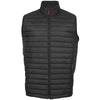 Kam Jeans Plus Size Kv141 Zip Through Gilet Black
