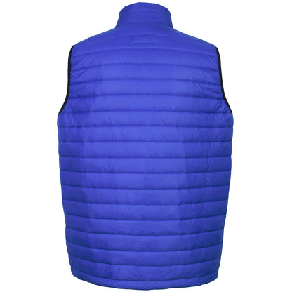 Kam Jeans Plus Size Kv141 Zip Through Gilet Royal Blue