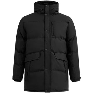 D555 Plus Size Wolverhampton Quilted Padded Jacket Black