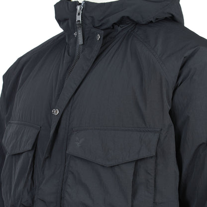 Lyle & Scott Plus Size Tactical Wadded Parka Black Ice