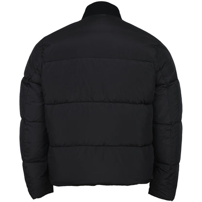 Lyle & Scott Plus Size Puffer Bomber Jacket Jet Black