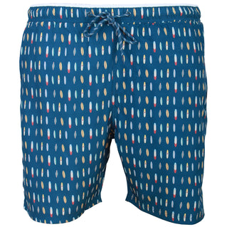 Kam Jeans Plus Size Surfboard Stretch Swim Shorts Denim