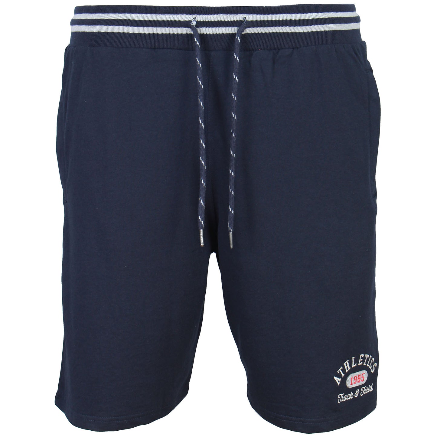Kam Jeans Plus Size Athletic Jog Shorts Navy