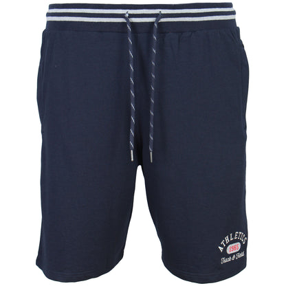 Kam Jeans Plus Size Athletic Jog Shorts Navy