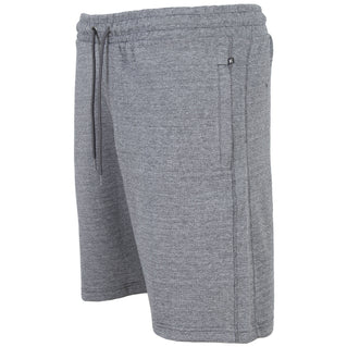 Kam Jeans Plus Size Textured Interlock Jog Shorts Charcoal