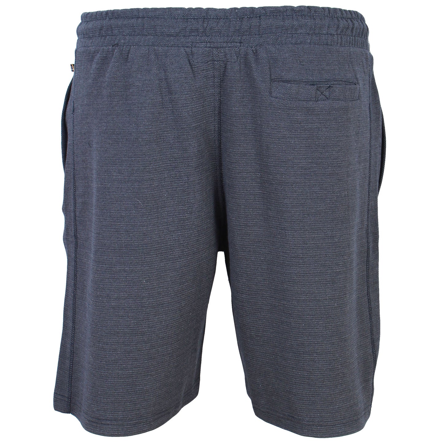 Kam Jeans Plus Size Textured Interlock Jog Shorts Indigo