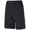 Espionage Plus Size Stretch Poplin Cargo Shorts Black