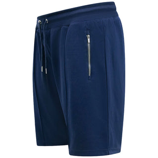 D555 Plus Size Interlock Shorts Navy