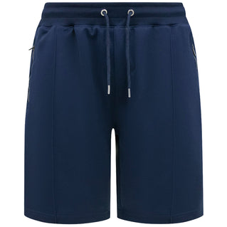 D555 Plus Size Interlock Shorts Navy
