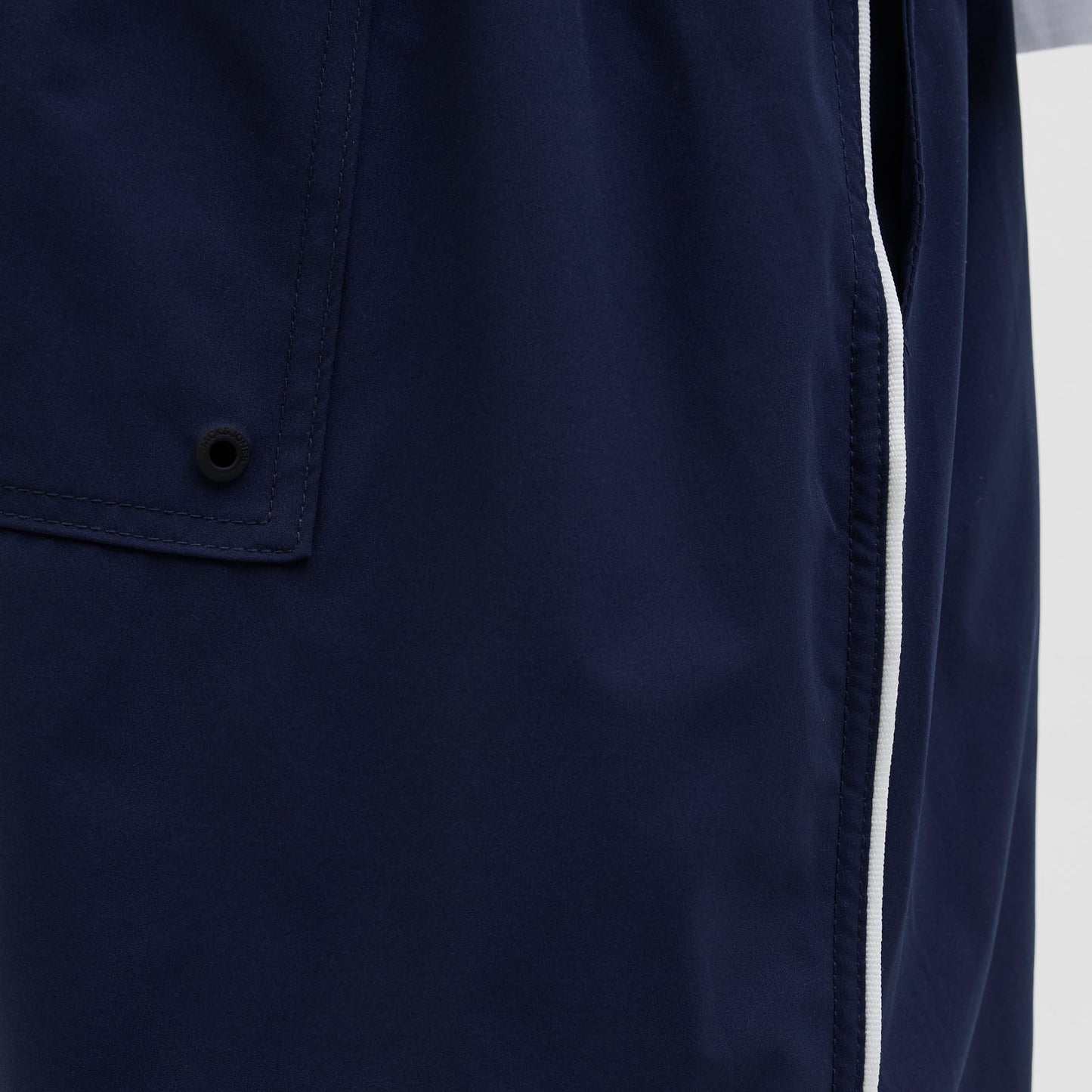 Jack & Jones Plus Size Maui Logo Swim Shorts Navy Blazer