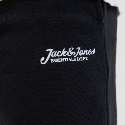 Jack & Jones Plus Size Gordon Beau Sweat Shorts Black