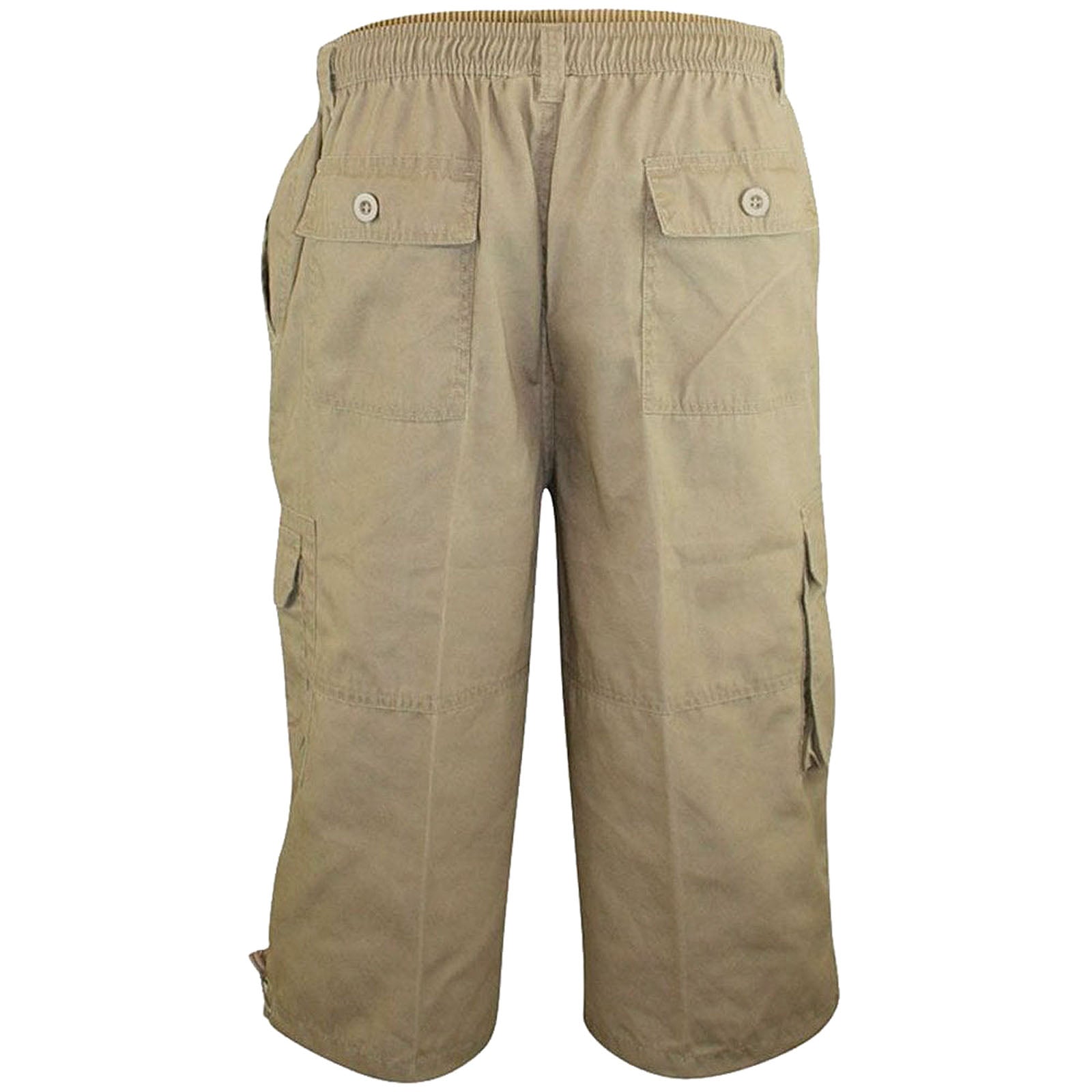 D555 Plus Size Mason Cargo Shorts Sand Color – Bigboys