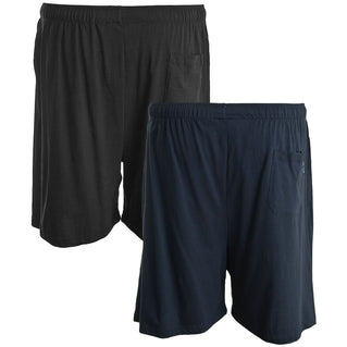 Espionage Plus Size Plain Lounge Shorts Twin Pack