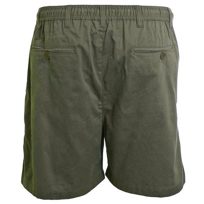 Espionage Plus Size Stretch Twill Rugby Shorts Light Khaki