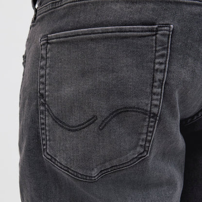 Jack & Jones Plus Size Rick Icon Denim Shorts Black