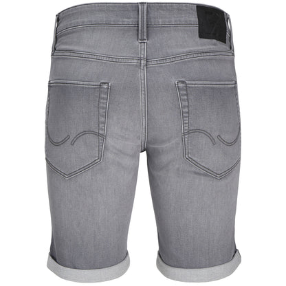 Jack & Jones Plus Size Rick Icon Denim Shorts Grey