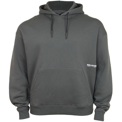 Religion Plus Size Logo Relaxed Hoodie Coal