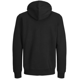Jack & Jones Plus Size Bradley Zip Hoodie Black