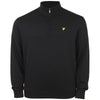 Lyle & Scott Plus Size Loopback Quarter Zip Sweater Jet Black