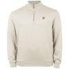 Lyle & Scott Plus Size Loopback Quarter Zip Sweater Grey Taupe