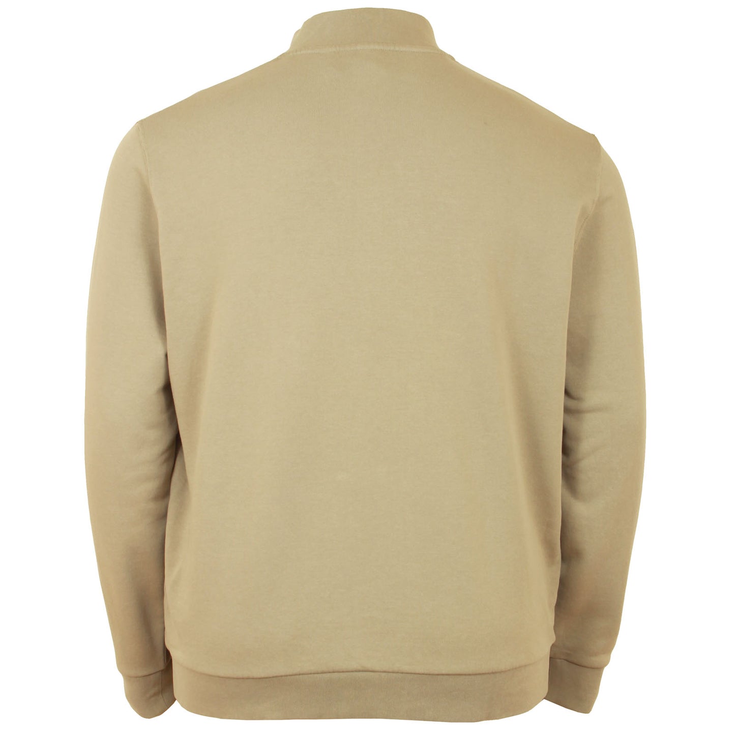 Lyle & Scott Plus Size Loopback Quarter Zip Sweater Sage Uniform