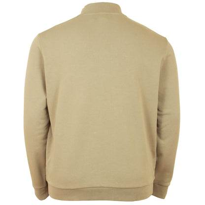Lyle & Scott Plus Size Loopback Quarter Zip Sweater Sage Uniform