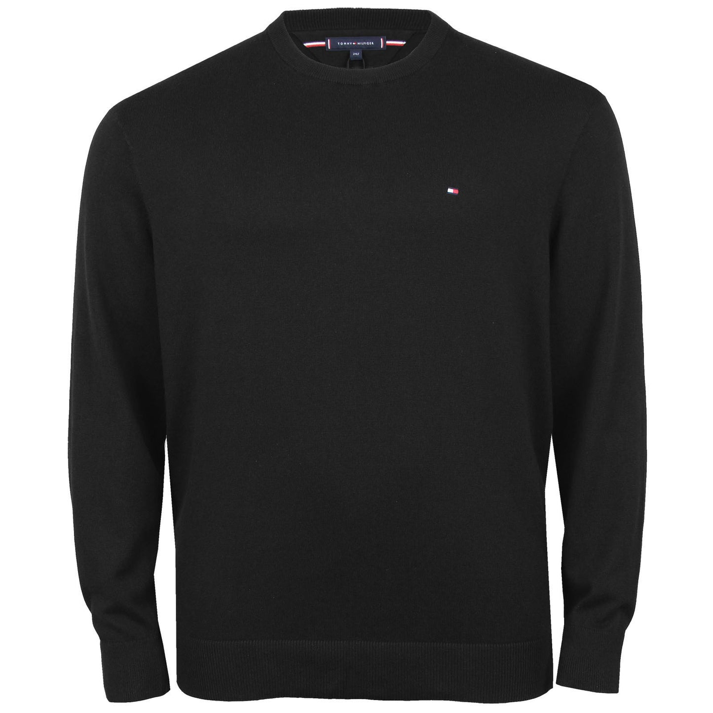 Tommy Hilfiger Plus Size Cotton Cashmere Crew Sweater Black