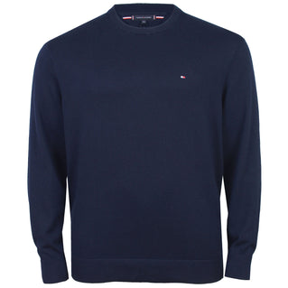 Tommy Hilfiger Plus Size Cotton Cashmere Crew Sweater Desert Sky