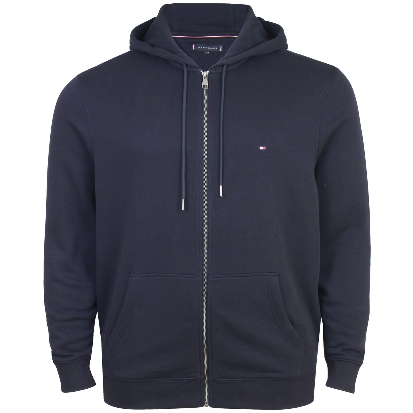 Tommy Hilfiger Plus Size Flag Logo Zip Hoodie Desert Sky