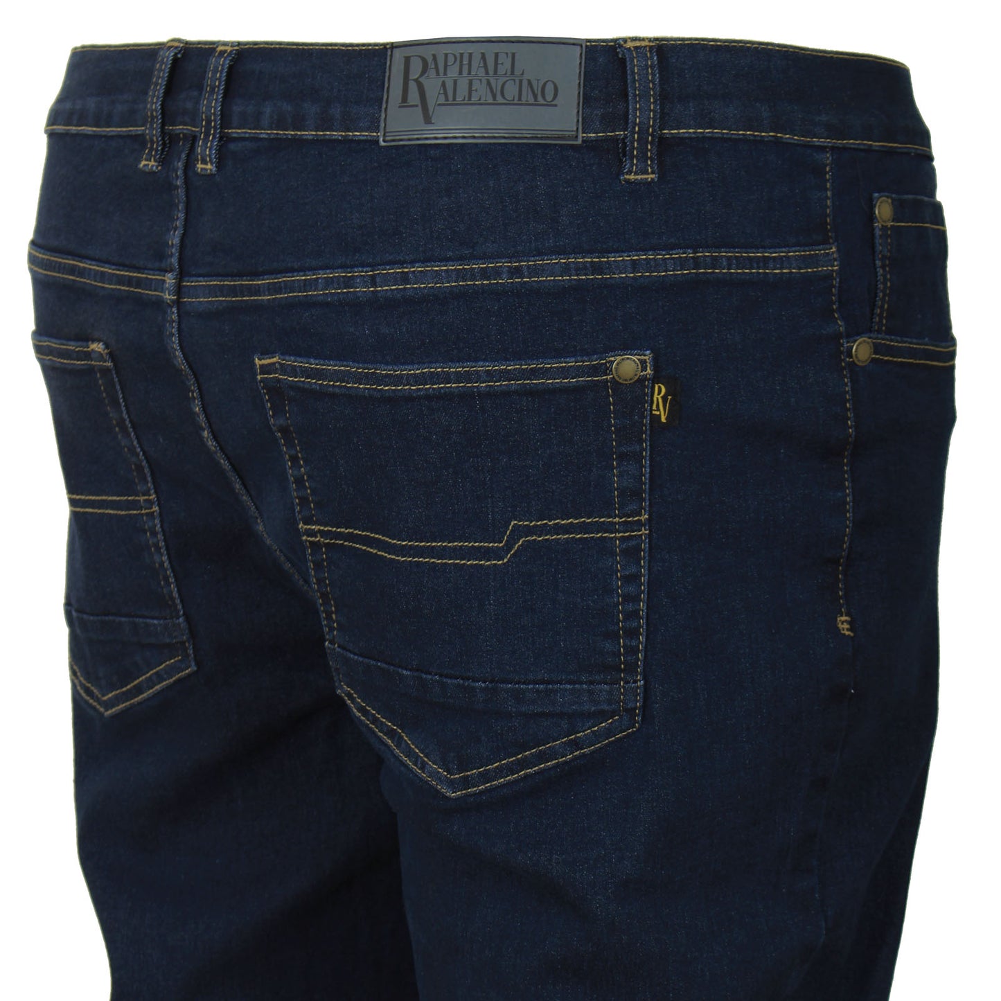Carabou Plus Size Tapered Stretch Jeans Rinse
