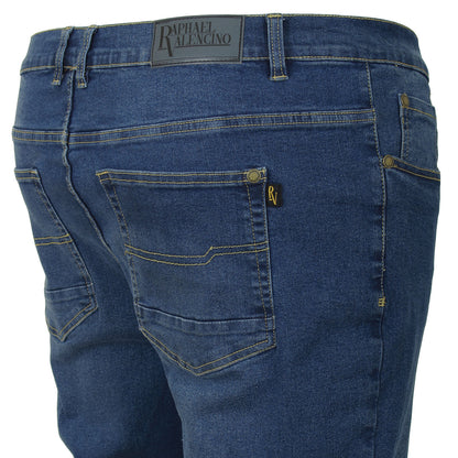 Carabou Plus Size Tapered Stretch Jeans Stonewash