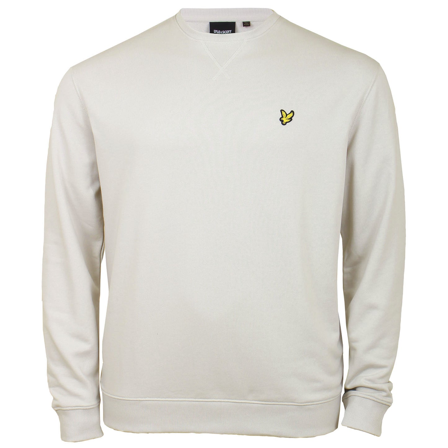 Lyle & Scott Plus Size Crew Neck Sweatshirt Grey Taupe