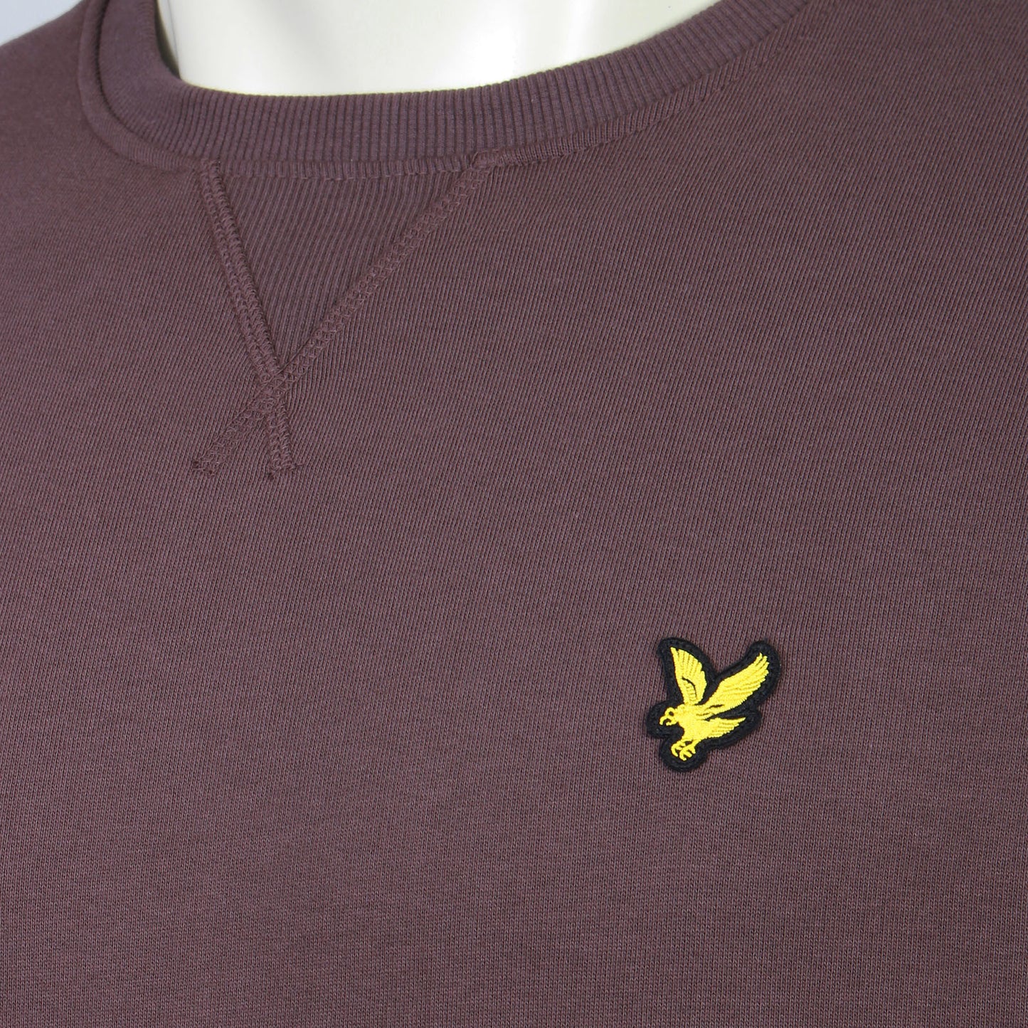 Lyle & Scott Plus Size Crew Neck Sweatshirt Espresso