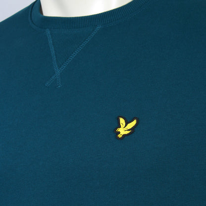 Lyle & Scott Plus Size Crew Neck Sweatshirt Rich Teal