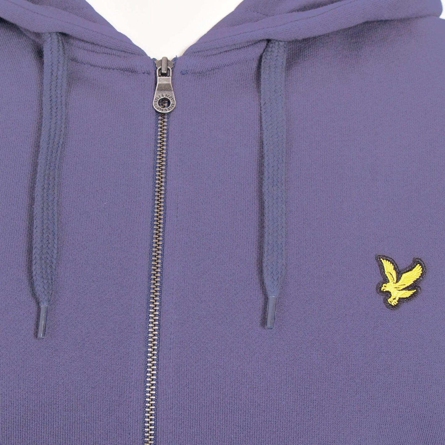 Lyle & Scott Plus Size Zip Through Hoodie Graystone