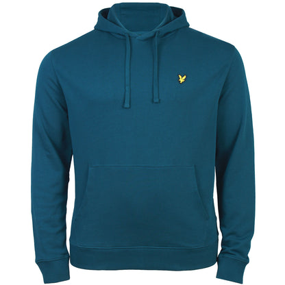 Lyle & Scott Plus Size Pullover Hoodie Rich Teal