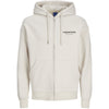 Jack & Jones Plus Size Vesterbro Zip Hoodie Moonbeam