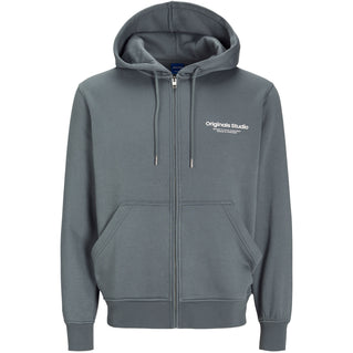 Jack & Jones Plus Size Vesterbro Zip Hoodie Stormy Weather