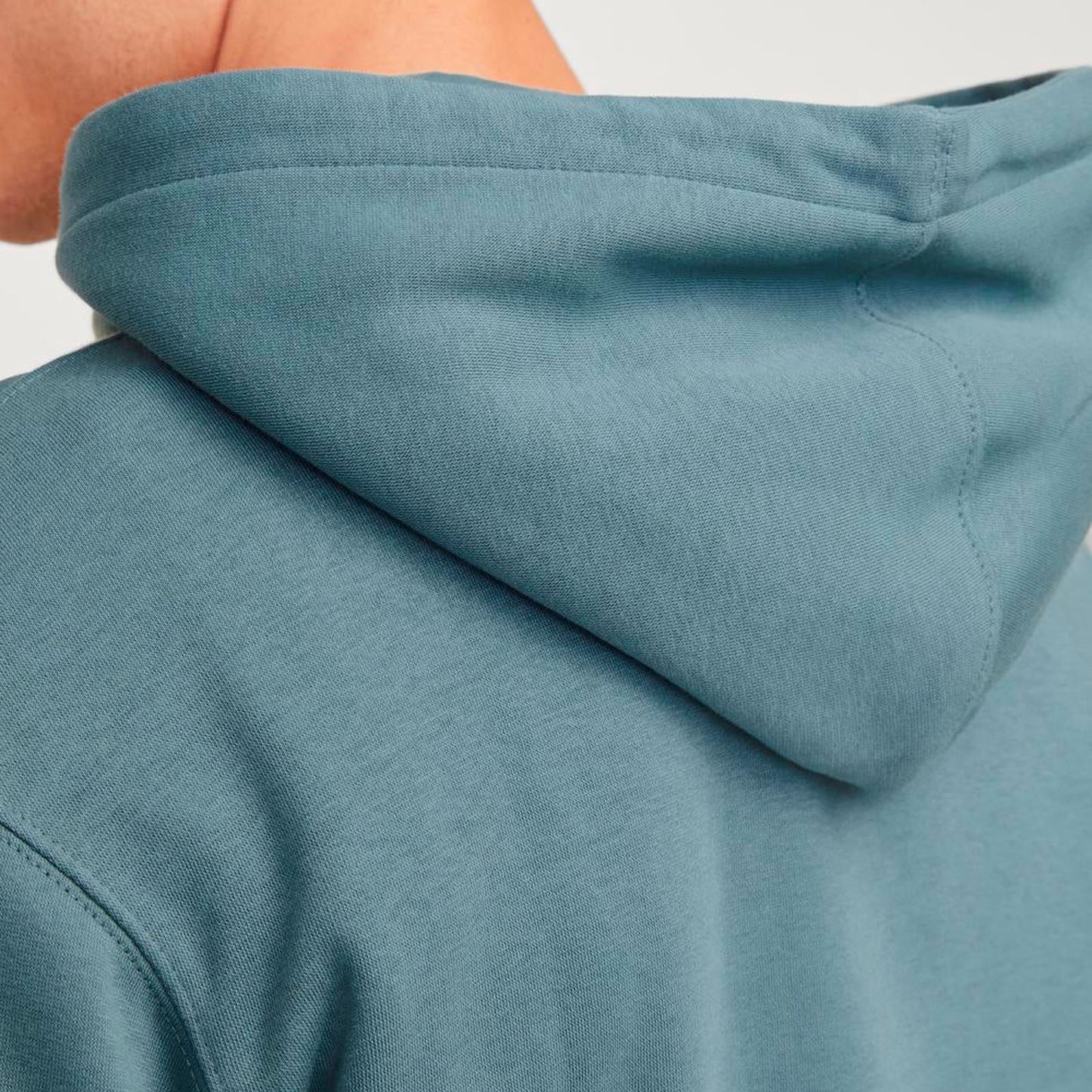 Jack & Jones Plus Size Bradley Plain Hoodie Goblin Blue