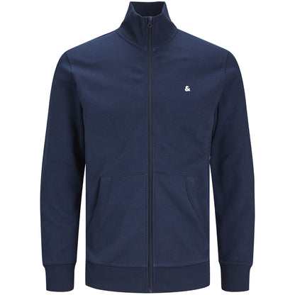 Jack & Jones Plus Size Paulos Zip Sweatshirt Navy Blazer