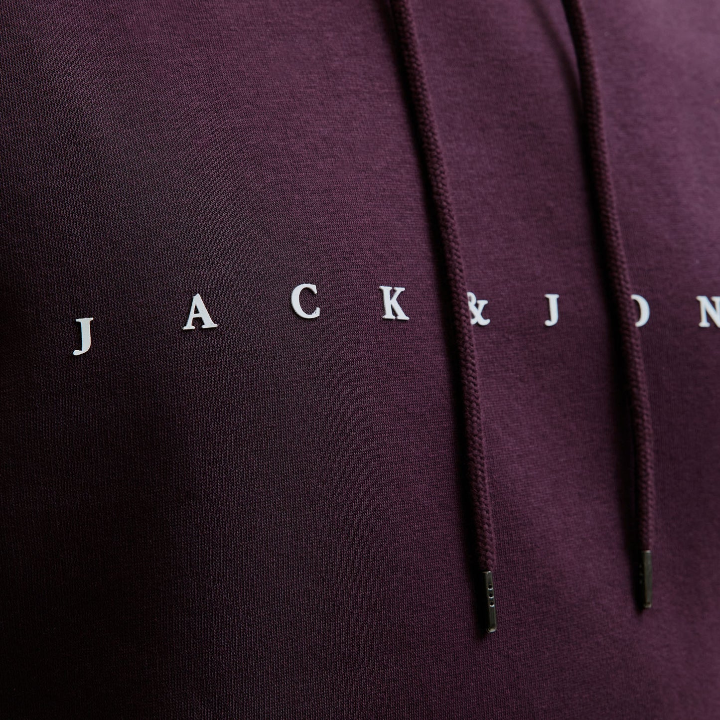 Jack & Jones Plus Size Star Pullover Hoodie Plum Perfect